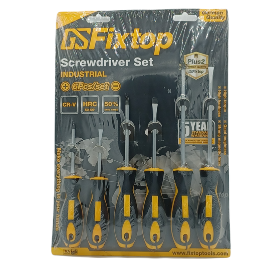 GSFixtop Screwdriver set  3.0" 4.0" 5.0" (6pk)