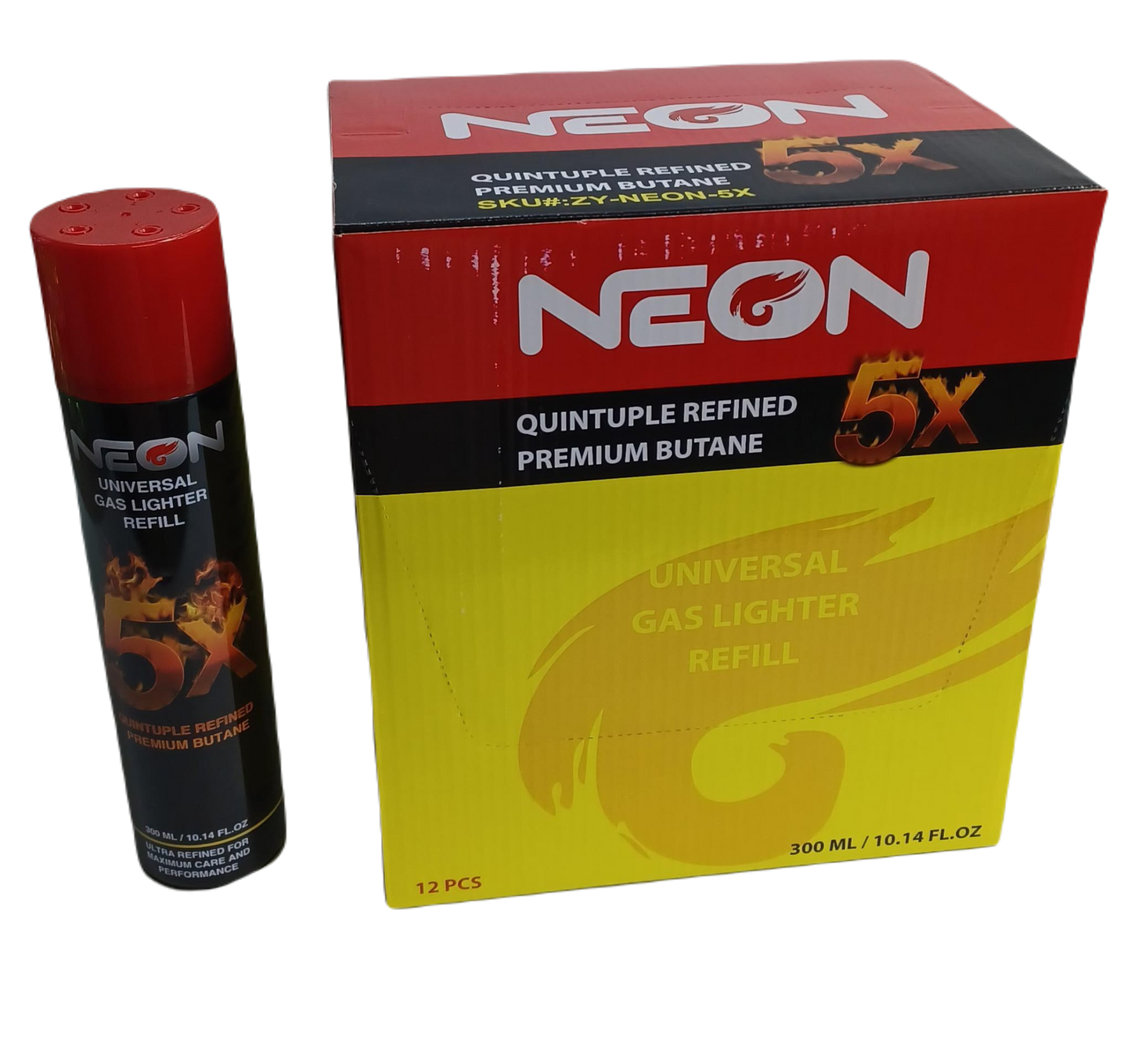 NEON BUTANE 300ML 5X 12ct