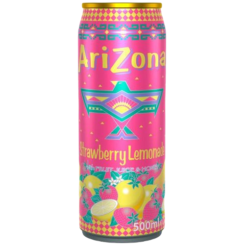 Arizona strawberry lemon 23oz/24ct