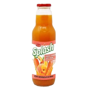 Pocas Splash Apple Peach Carrot Juice 25.3z/8ct