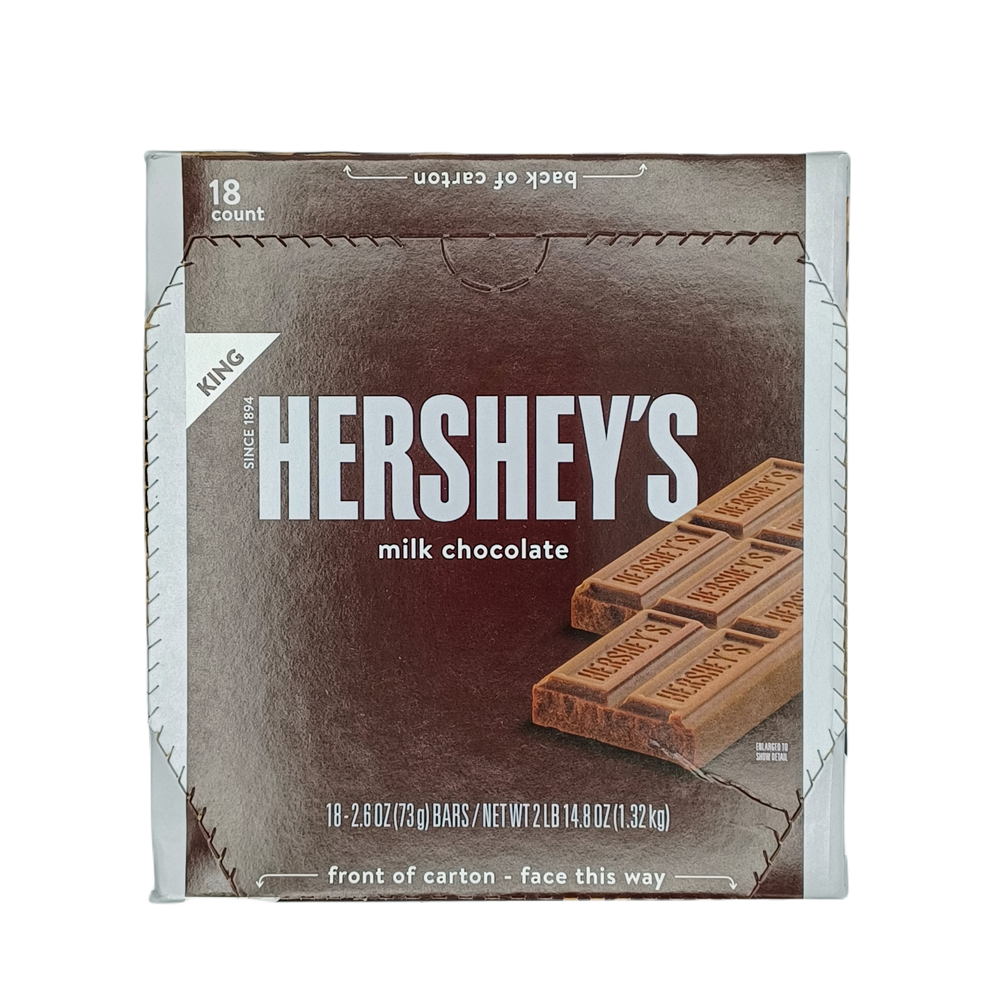 Hersheys King Size Milk Chocolate 18ct