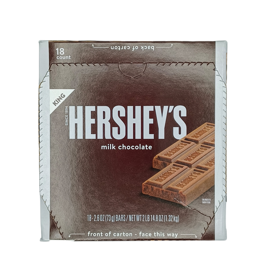 Hersheys King Size Milk Chocolate 18ct