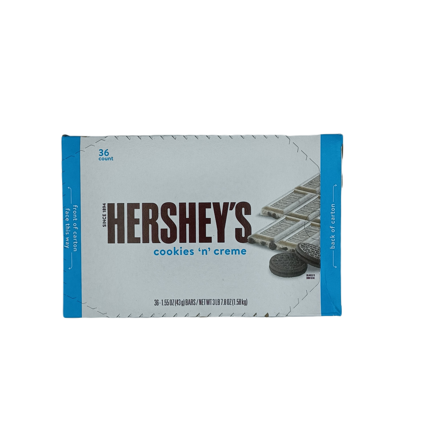 Hersheys Cookies N Creme 36ct Reg