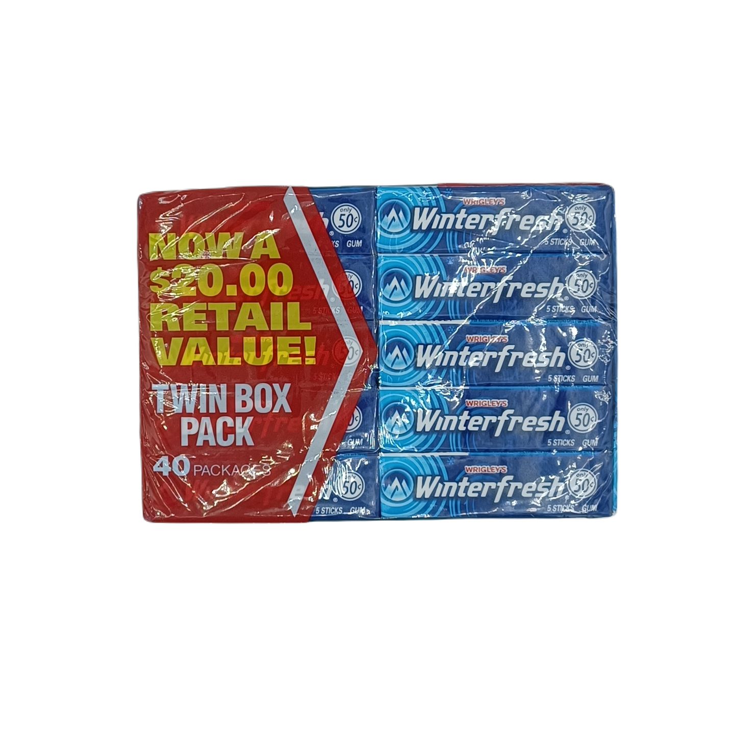 Wrigley's Winterfresh Twin Pack 50c/40ct