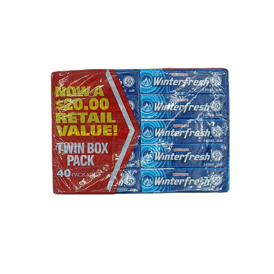 Wrigley's Winterfresh Twin Pack 50c/40ct