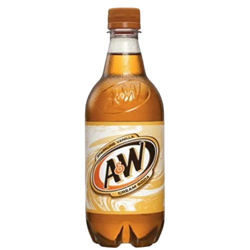 A&W Cream Soda 20oz/24ct