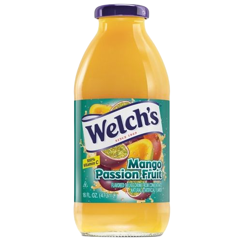 Welchs Mango Passion Fruit Glasss 16oz/12ct