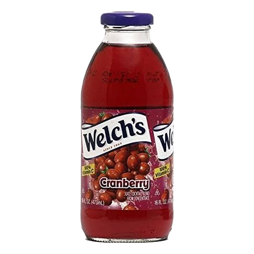 Welchs Cranberry Cocktail Glass 16oz/12ct