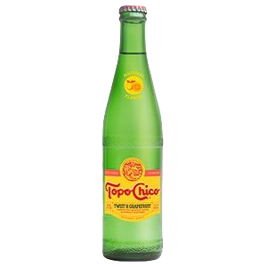 Topo Chico Lime glass 16.9oz/18pk