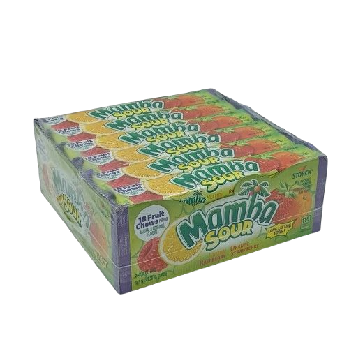 Mamba Sour Fruit Chews 24ct