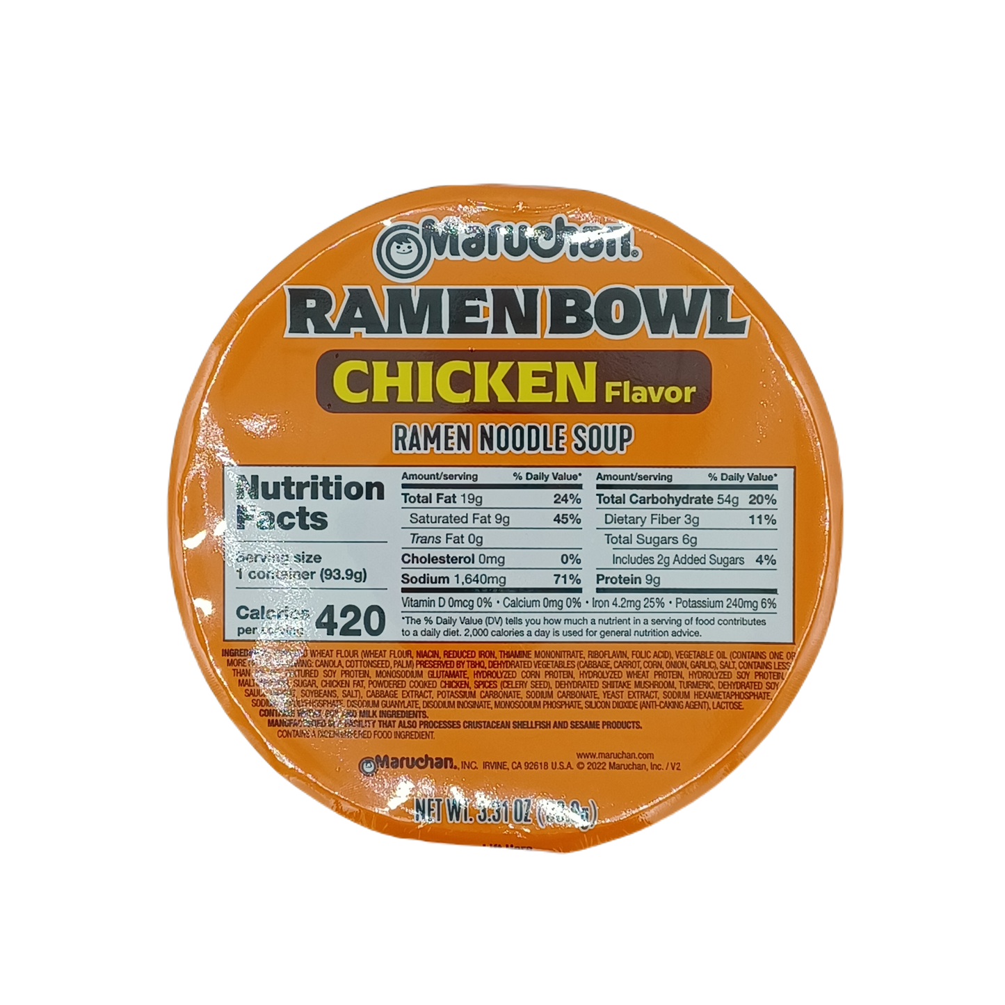 Maruchan Bowl Chicken 6ct