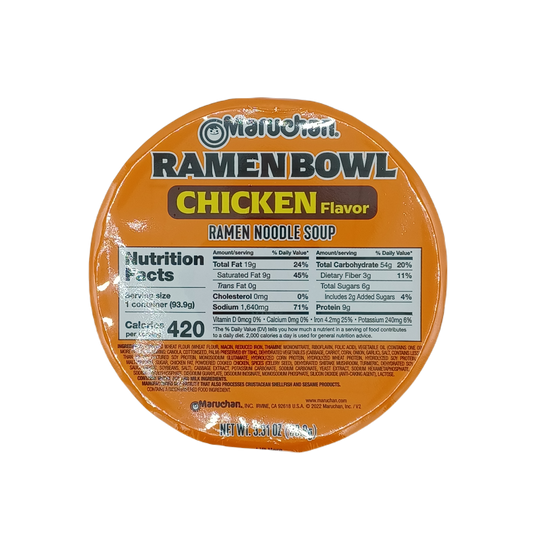 Maruchan Bowl Chicken 6ct