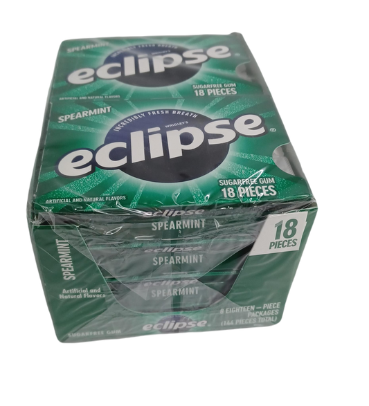 Eclipse Spearmint 18pk/8ct