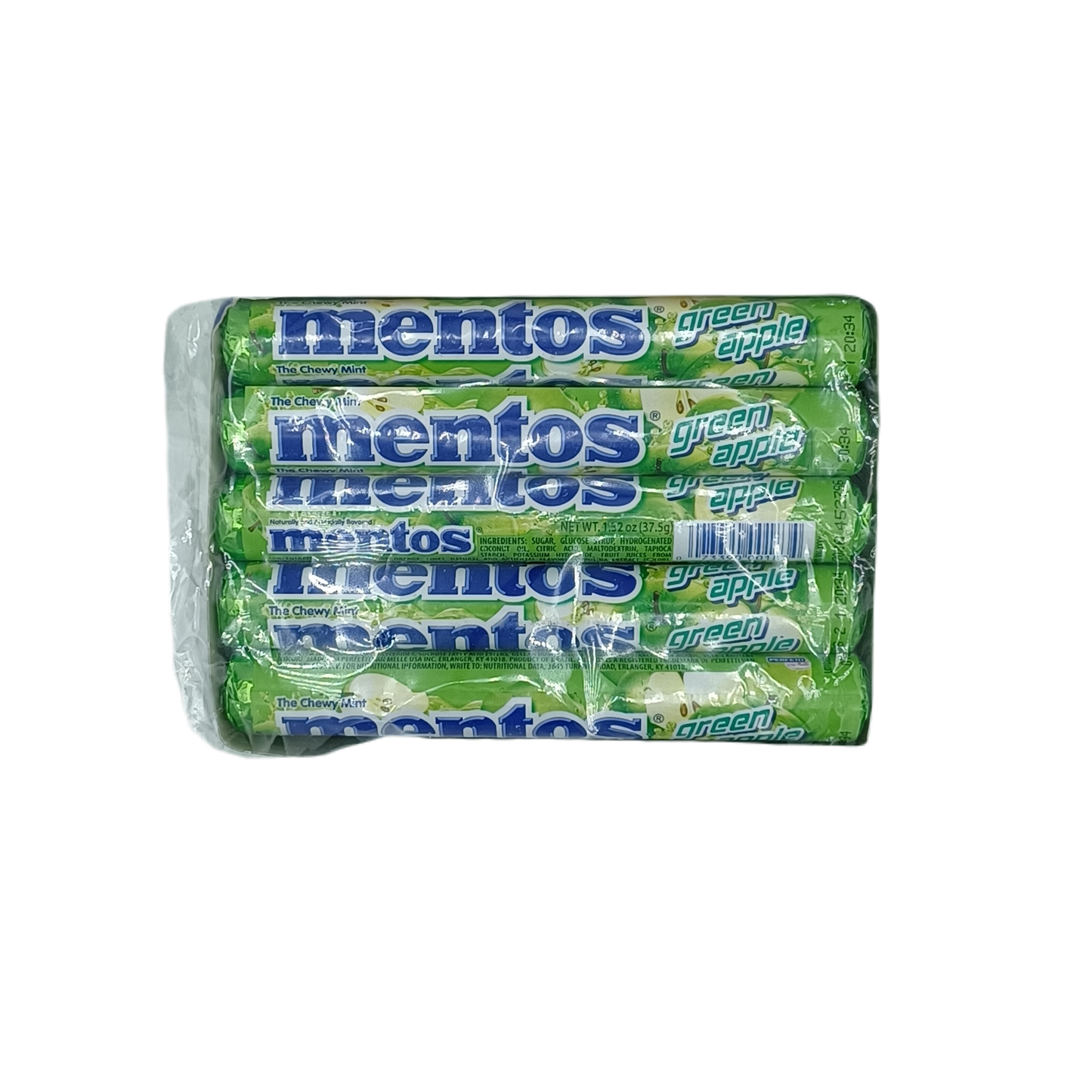 Mentos Green Apple Rolls 15ct