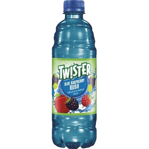 Twister Blue Rasp Rush 16.9oz/12ct