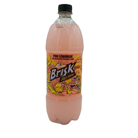 Brisk pink lemonade 1L/15ct