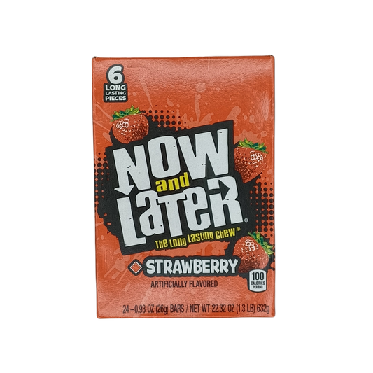 Now and Later Strawberry 24ct