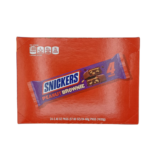 Snickers Peanut Butter Brownie Share Size 24ct