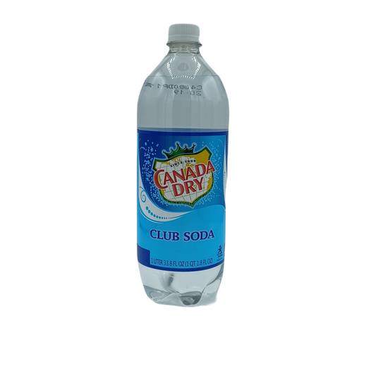 Canada Dry Club Soda 1L/15ct