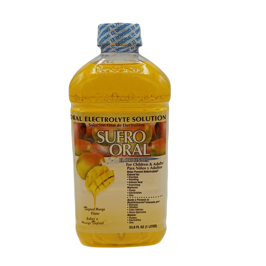 Suero Oral Mango Flavor 1L/8ct