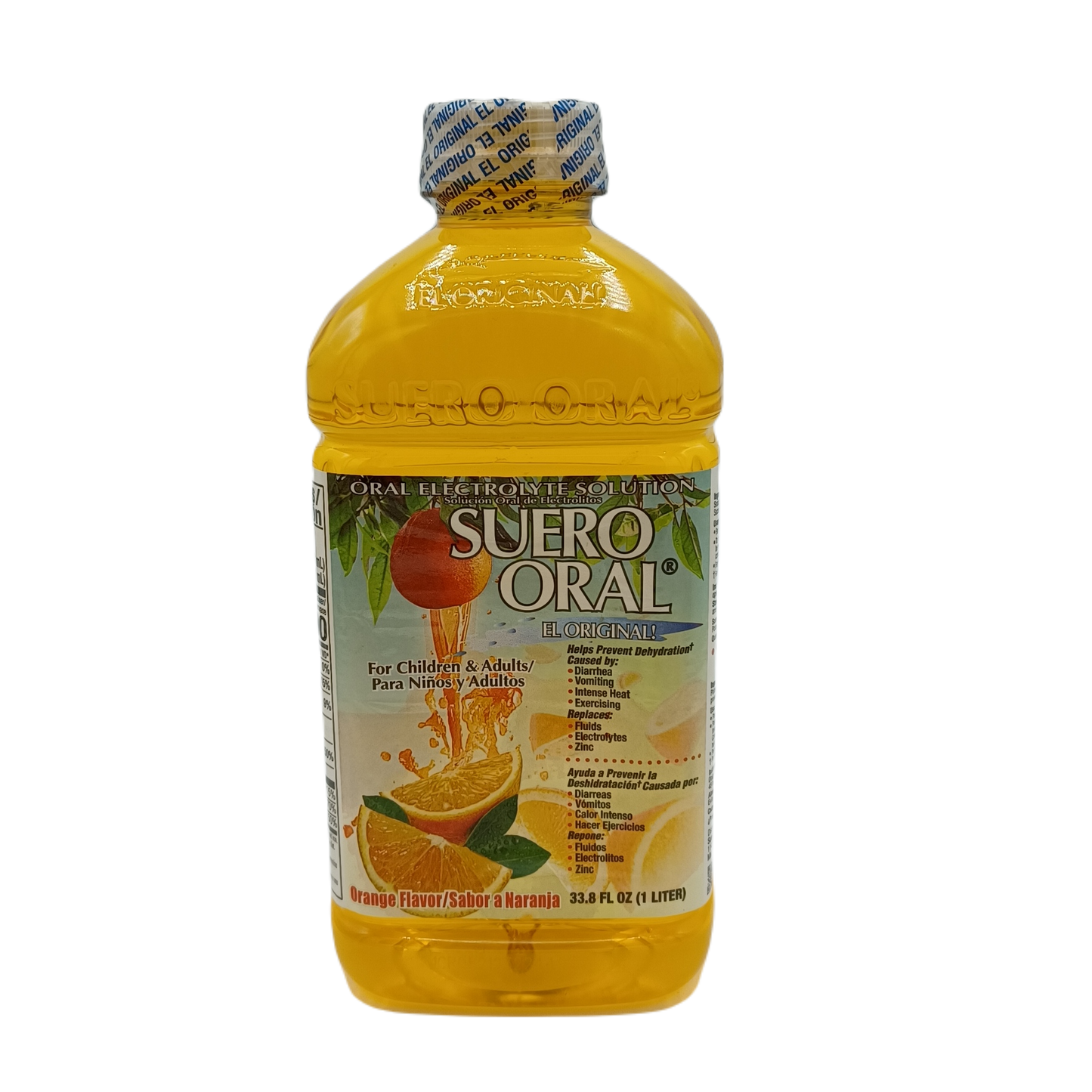 Suero Oral Orange Flavor 1L/8ct