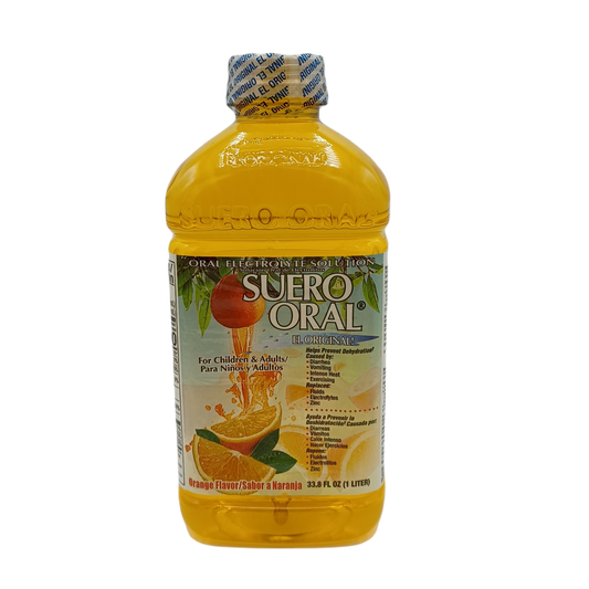 Suero Oral Orange Flavor 1L/8ct