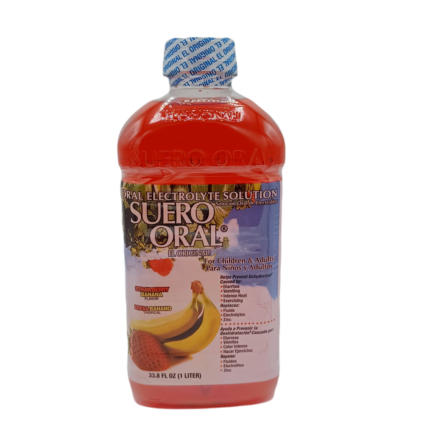 Suero Oral Strawberry Banana 1L/8ct