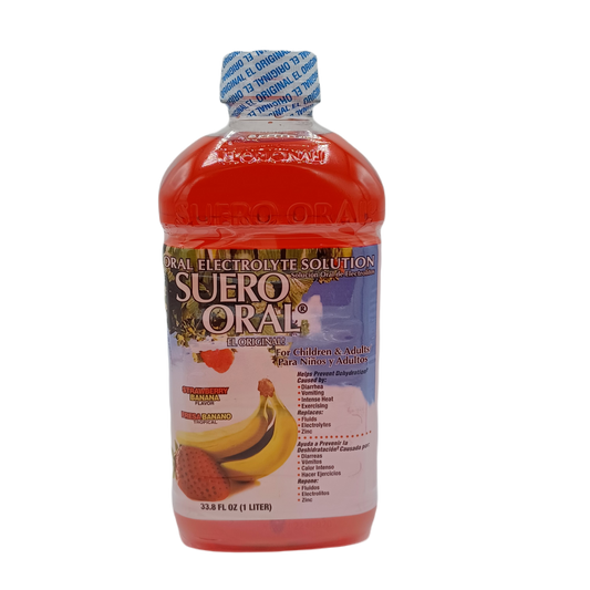 Suero Oral Strawberry Banana 1L/8ct