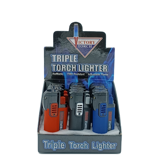 Triple Torch Lighters (Rubber)