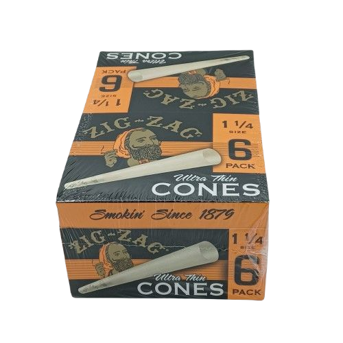 Zig Zag Cones 1.25  6pk/24ct