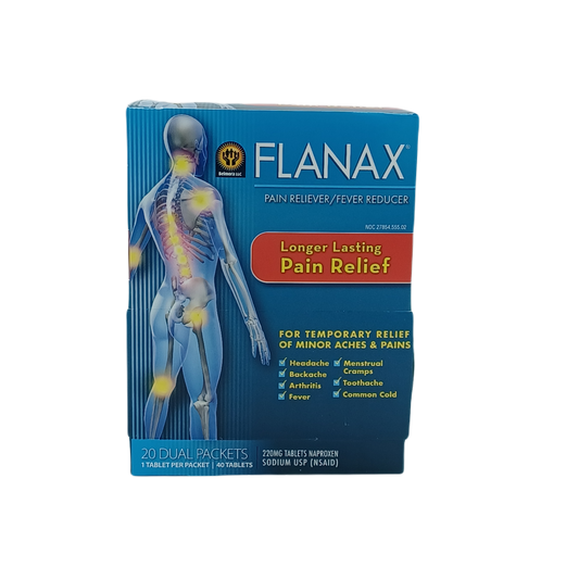 Flanax Pain Fever Reliever 2/20ct