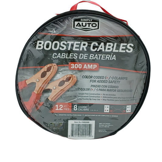 Booster Cables 300AMP