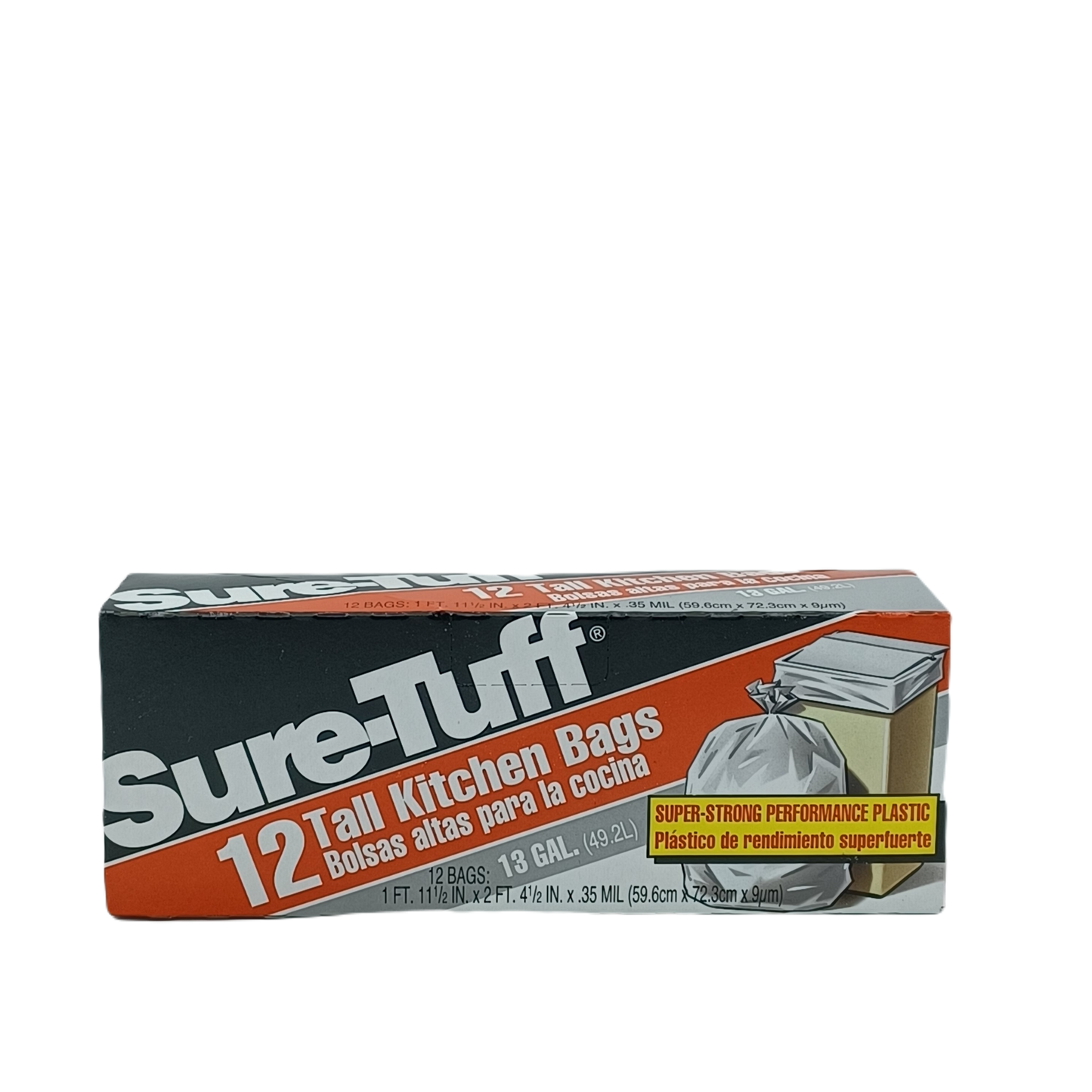 SureTuff Tall Kitchen Bags 13Gal/12ct