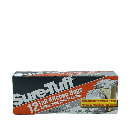 SureTuff Tall Kitchen Bags 13Gal/12ct