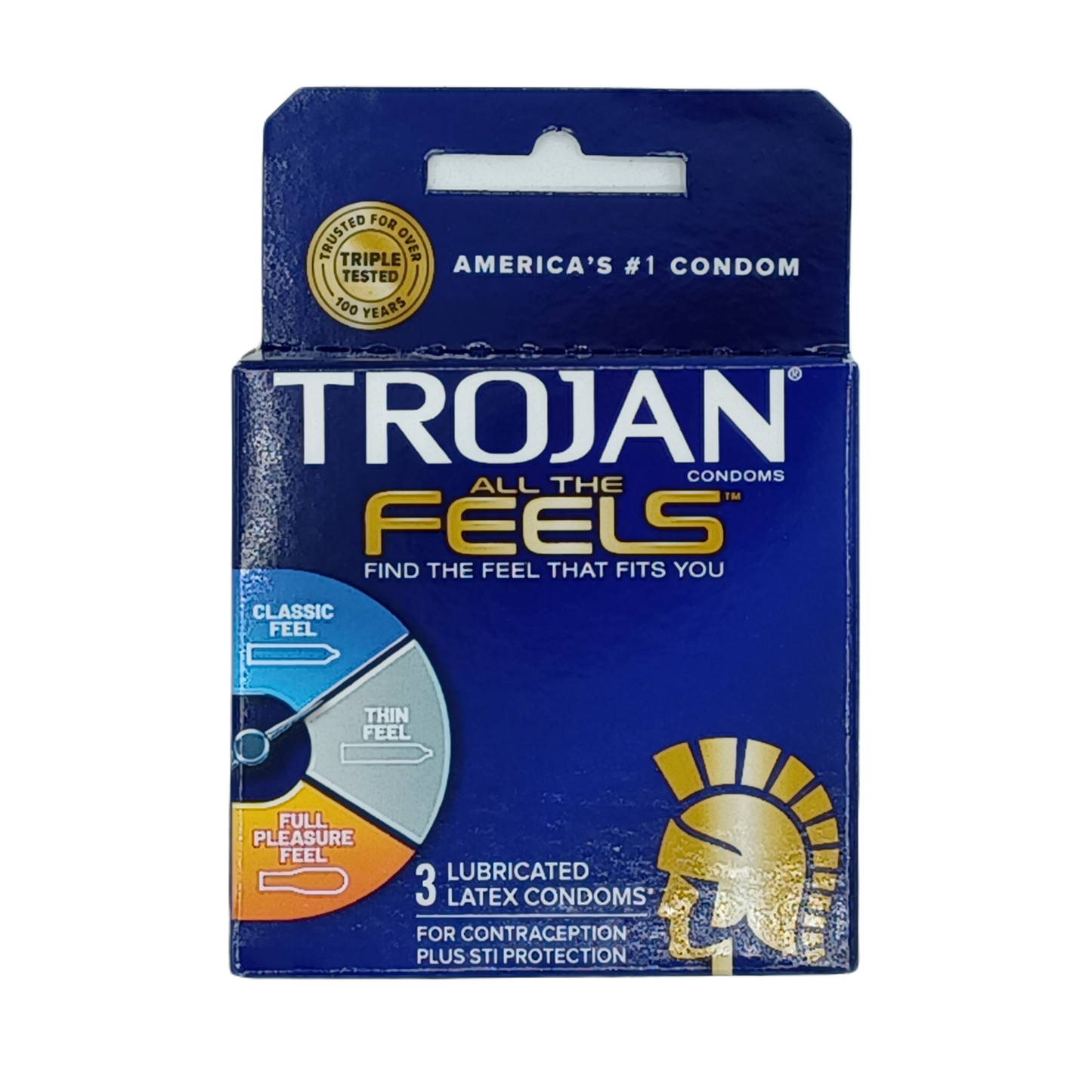 Trojan Feels 6pk/3ct