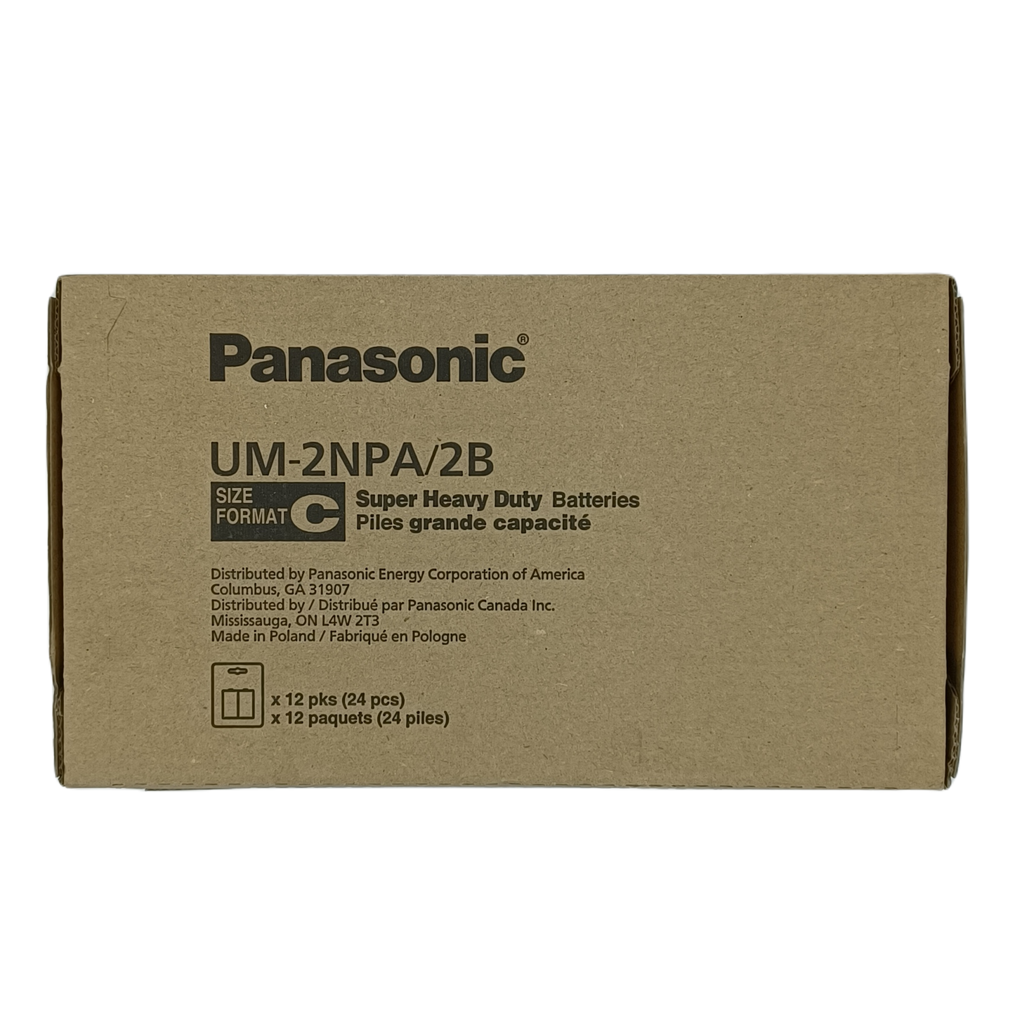 Panasonic C Batteries 2pk/12ct