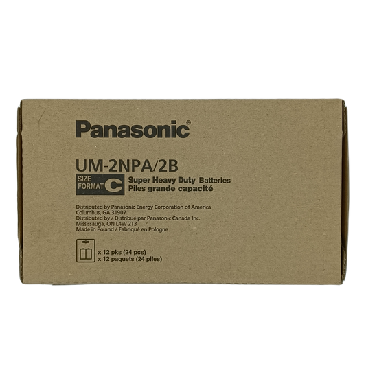 Panasonic C Batteries 2pk/12ct