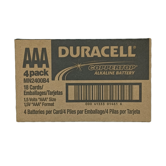 Duracell AAA Batteries 4pk/18ct