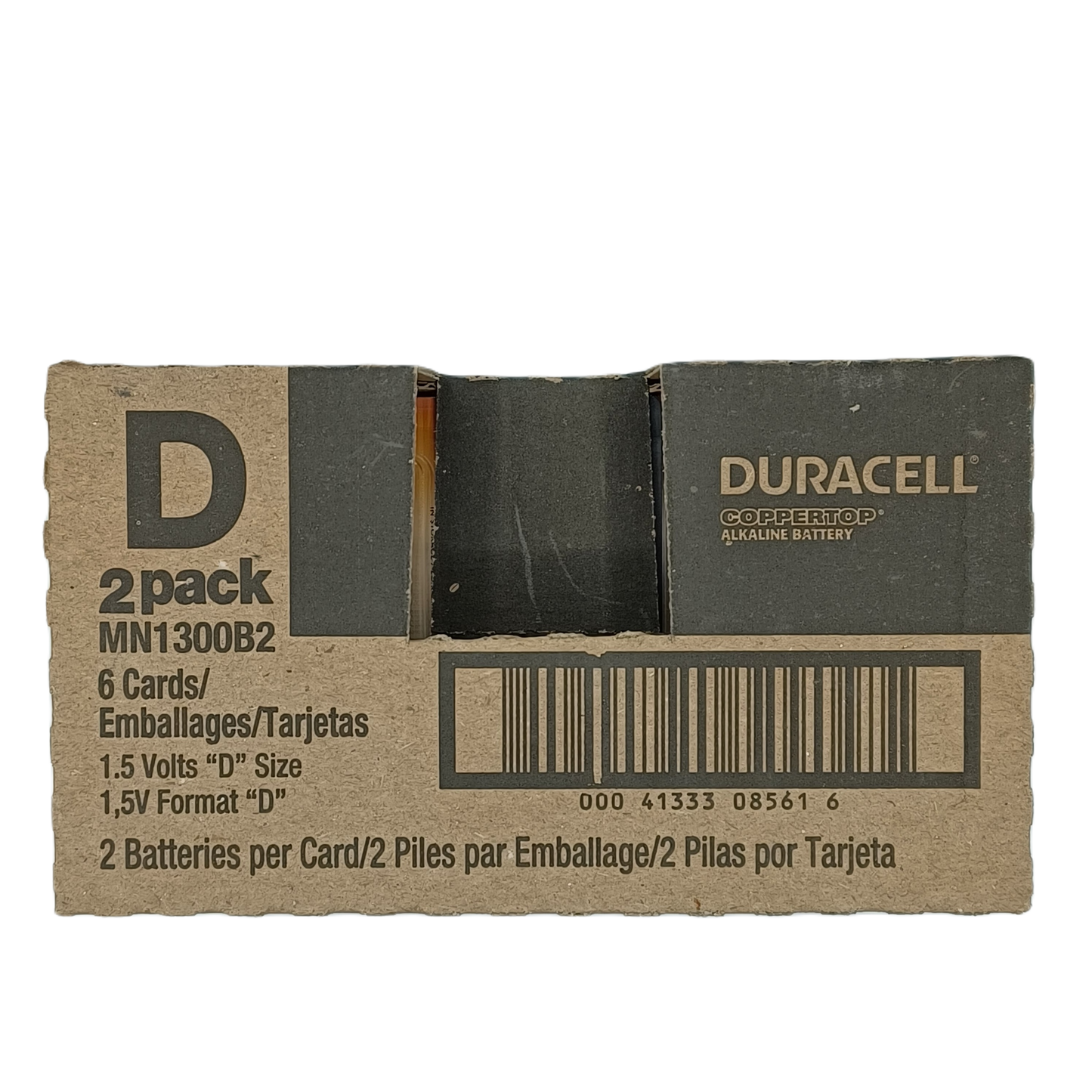 Duracell D Batteries 2pk/6ct