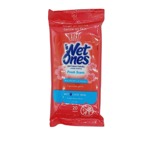 Wet Ones Hand Wipes 20ct Red