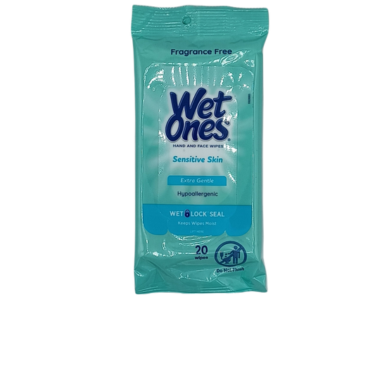 Wet Ones Hand Wipes 20ct Green