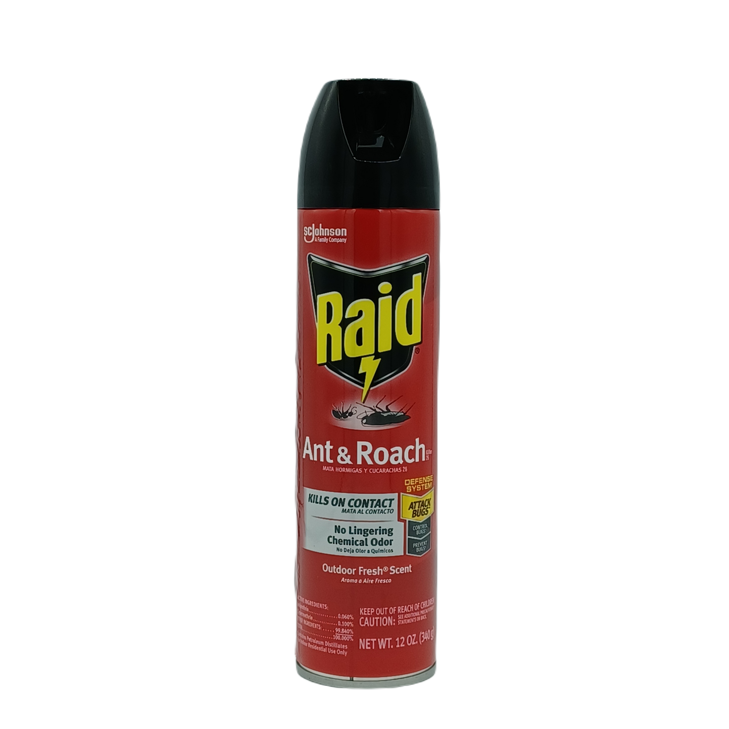 Raid Ant & Roach outdoor fresh scent 12oz