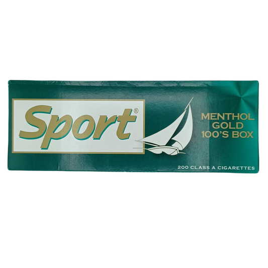 Sport Menthol Gold 100'S Box 10/20pk