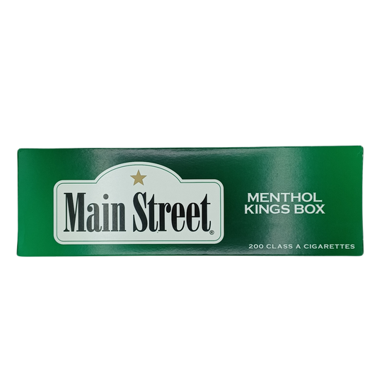 Main Street Menthol King Box 10/20pk