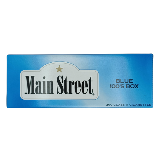 Main Street Blue 100's Box 10/20pk