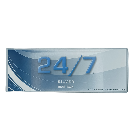 24/7 Silver 100'S Box 10/20pk