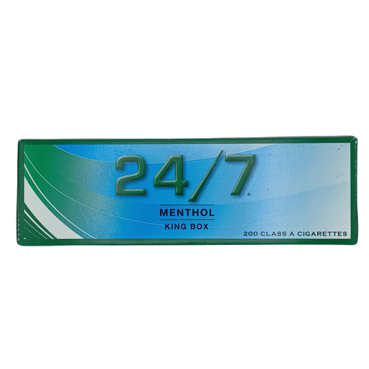 24/7 Menthol King Box 10/20pk