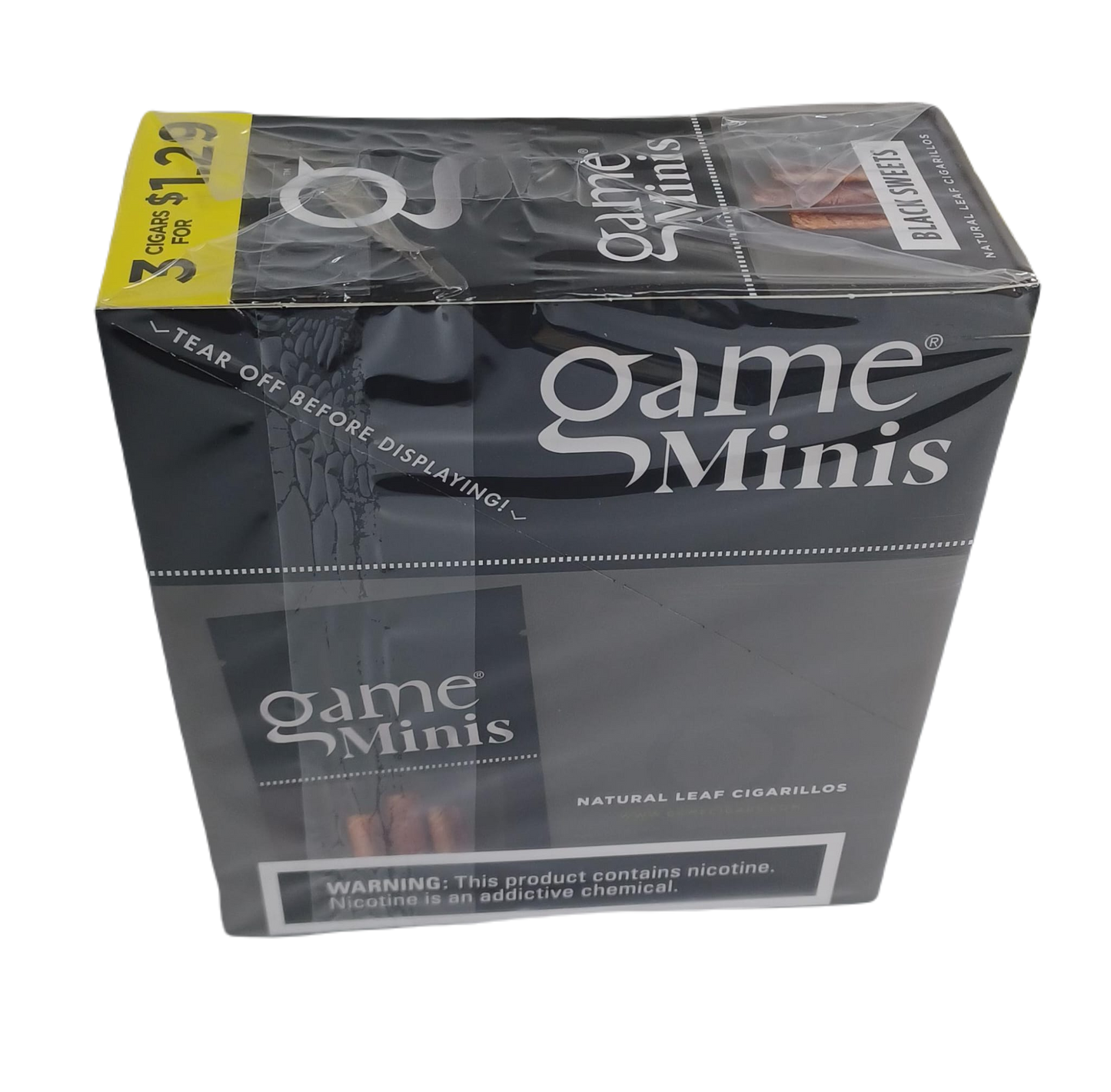 Game Minis Black Sweets 3/$1.29 15/3pk