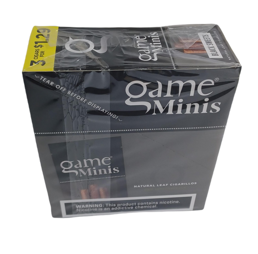 Game Minis Black Sweets 3/$1.29 15/3pk