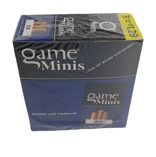 Game Minis Blue 3/$1.29 15/3pk